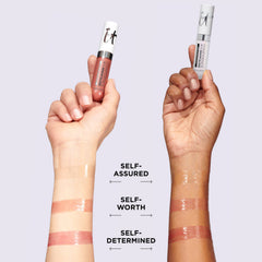 Confidence in a Serum Lip Gloss