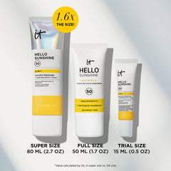 Hello Sunshine Invisible Sunscreen For Face SPF 50