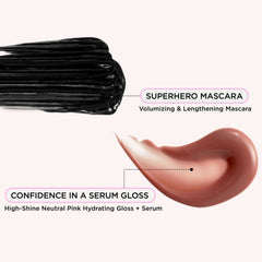 Unwrap Effortless Color Mascara & Lip Gloss Makeup Gift Set